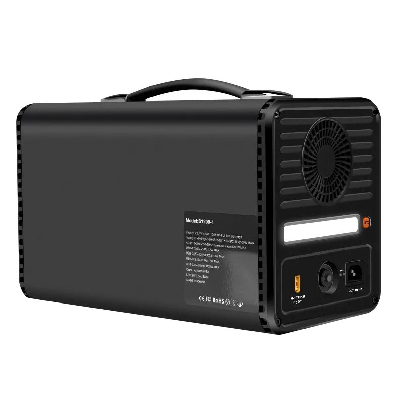 1008Wh Sizeable With 9 Outputs Flash Charging 1200W Portable Power Station S1200 - Acenergy