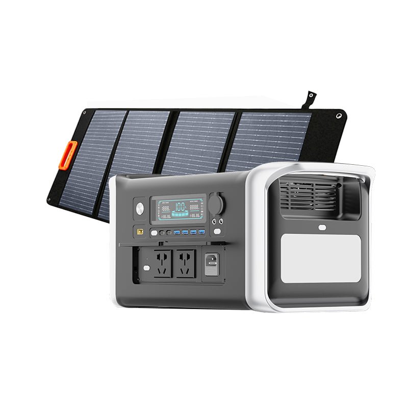 1024Wh With UPS 11 Outputs Flash Charging 1800W Portable Solar Power Station A1000 - Acenergy