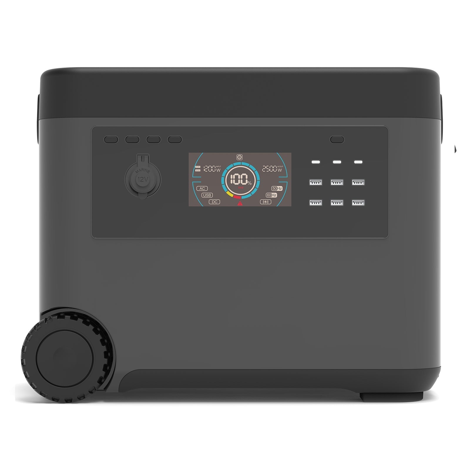 2160Wh With UPS 13 Outputs Flashing&Wireless Charging 2000W Portable Solar Power Station H2000-Acenergy