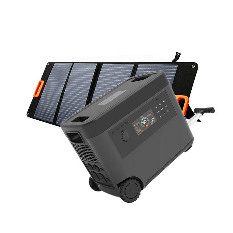 2160Wh With UPS 13 Outputs Flashing&Wireless Charging 2000W Portable Solar Power Station H2000-Acenergy