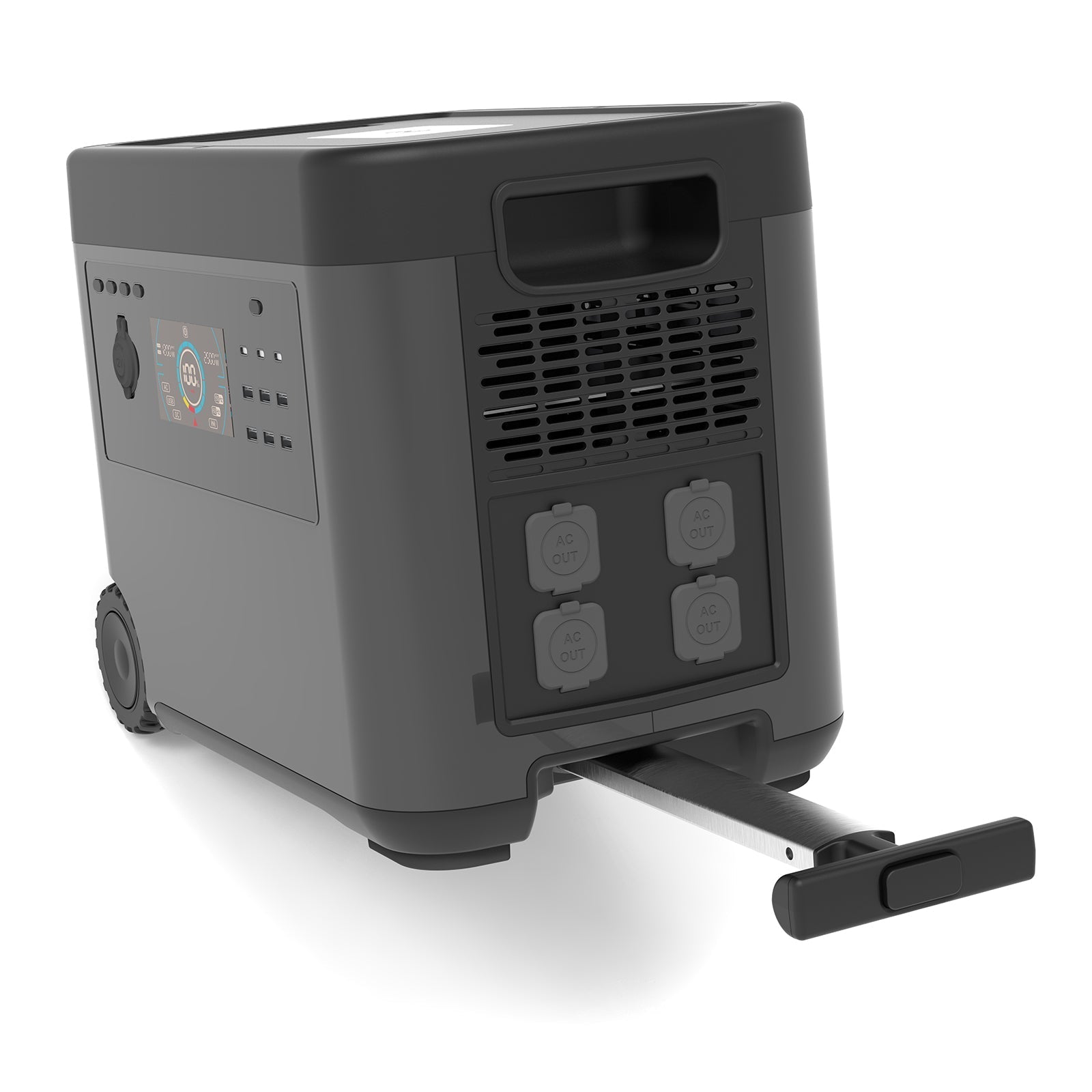 2160Wh With UPS 13 Outputs Flashing&Wireless Charging 2000W Portable Solar Power Station H2000-Acenergy