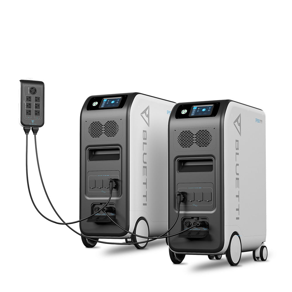 BLUETTI 2*EP500 + 1*Split Phase Fusion Box / Home Backup / All-in-one Battery Backup System / Power Station(In-grid UPS Mode + Off-grid Energy Storage