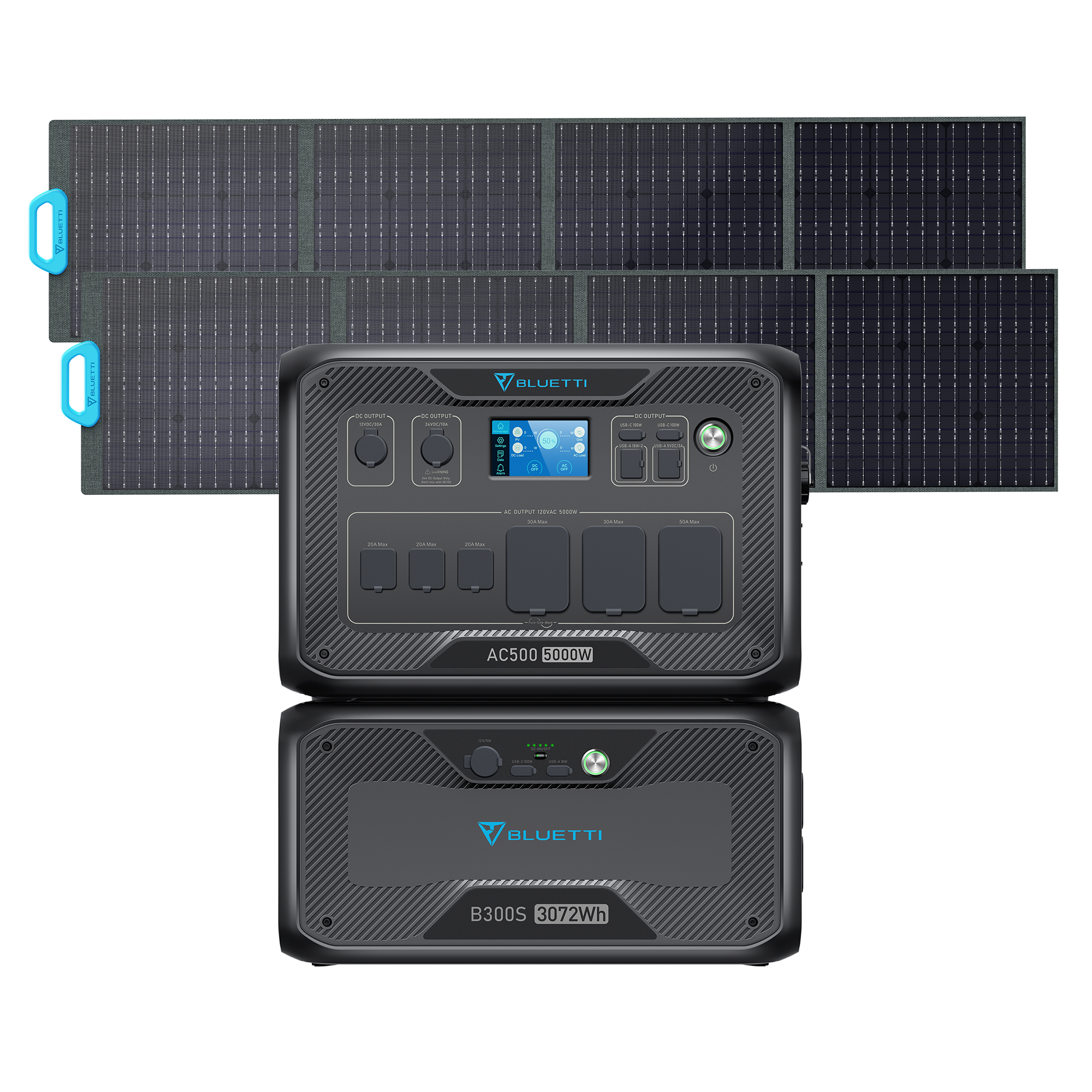 BLUETTI AC500 + B300S / Home Battery Backup, AC500+B300S / Get 2 Free PV200 ( Sep 5 - Sep 18 )