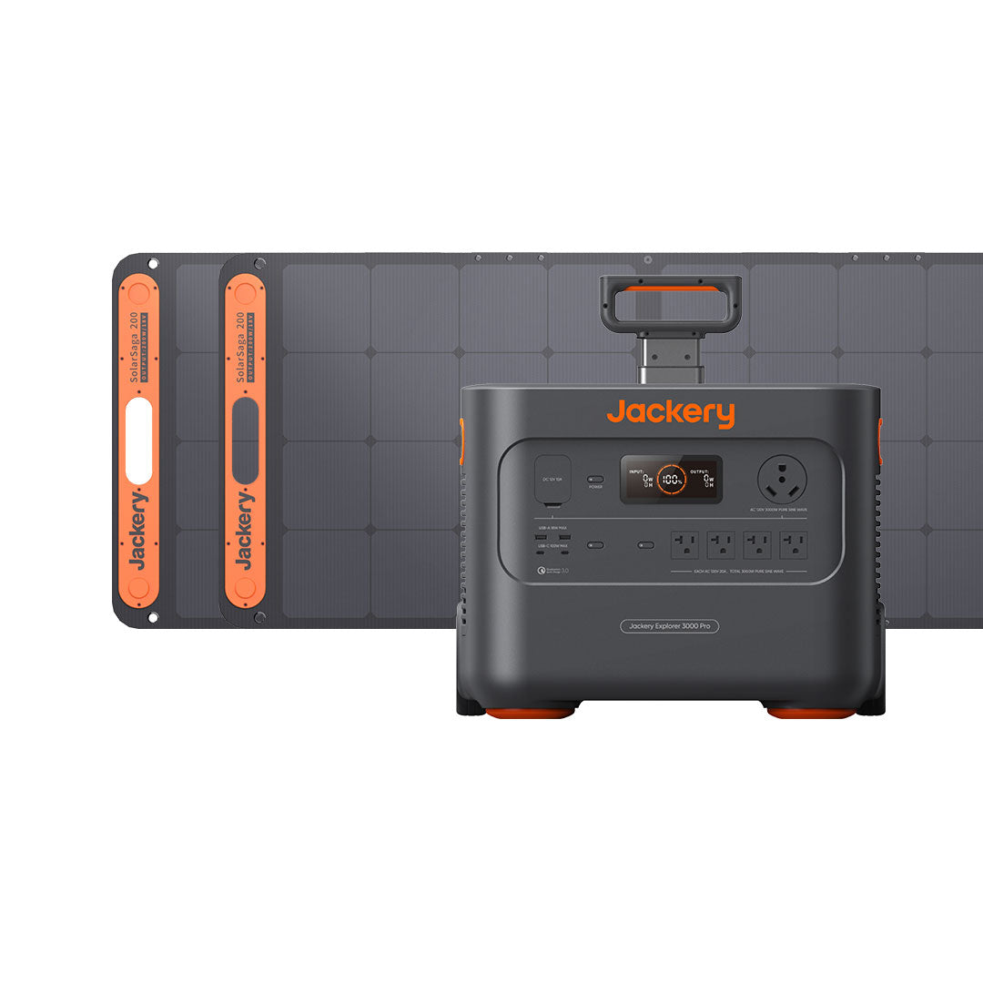 Jackery Solar Generator 3000 Pro (Explorer 3000Pro+200Wx2)