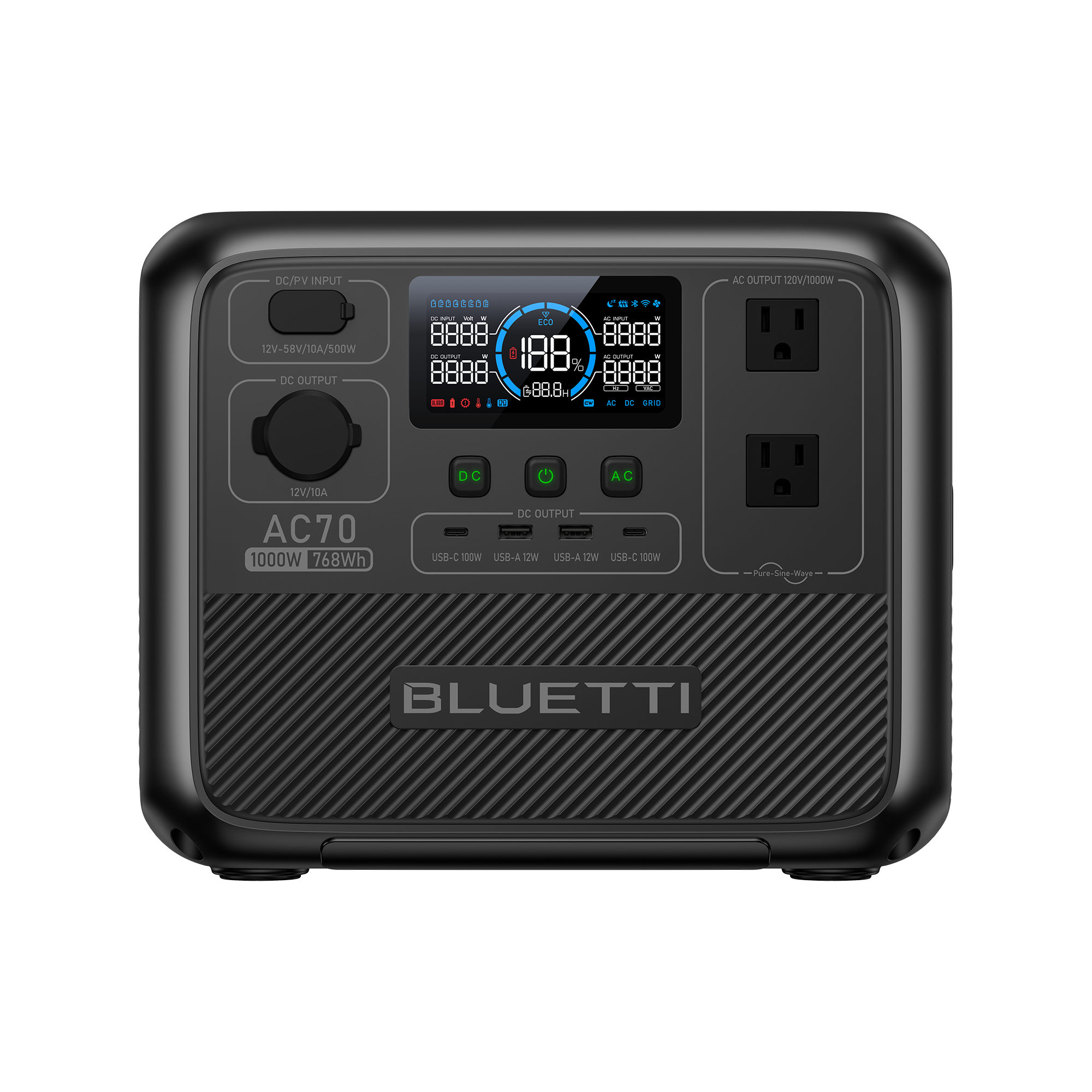 Save Big on the BLUETTI AC70: New Product Promotion at $499.00 AC70 / 1000W,768Wh Power Station