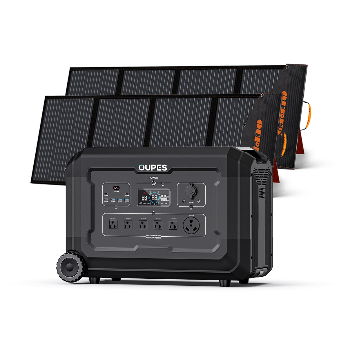 OUPES Mega 3 Home Backup & Portable Power Station | 3600W 3072Wh