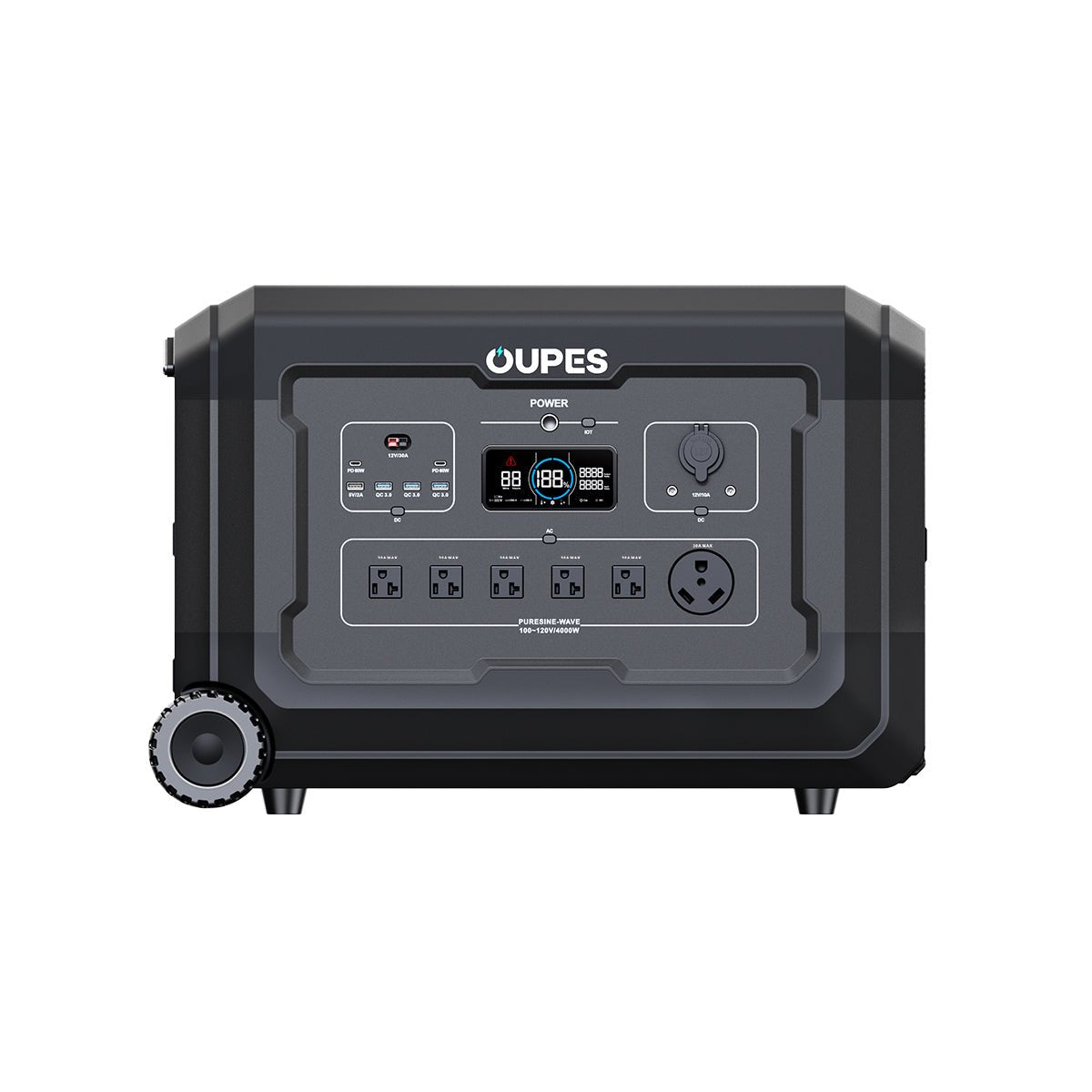 OUPES Mega 3 Home Backup & Portable Power Station | 3600W 3072Wh