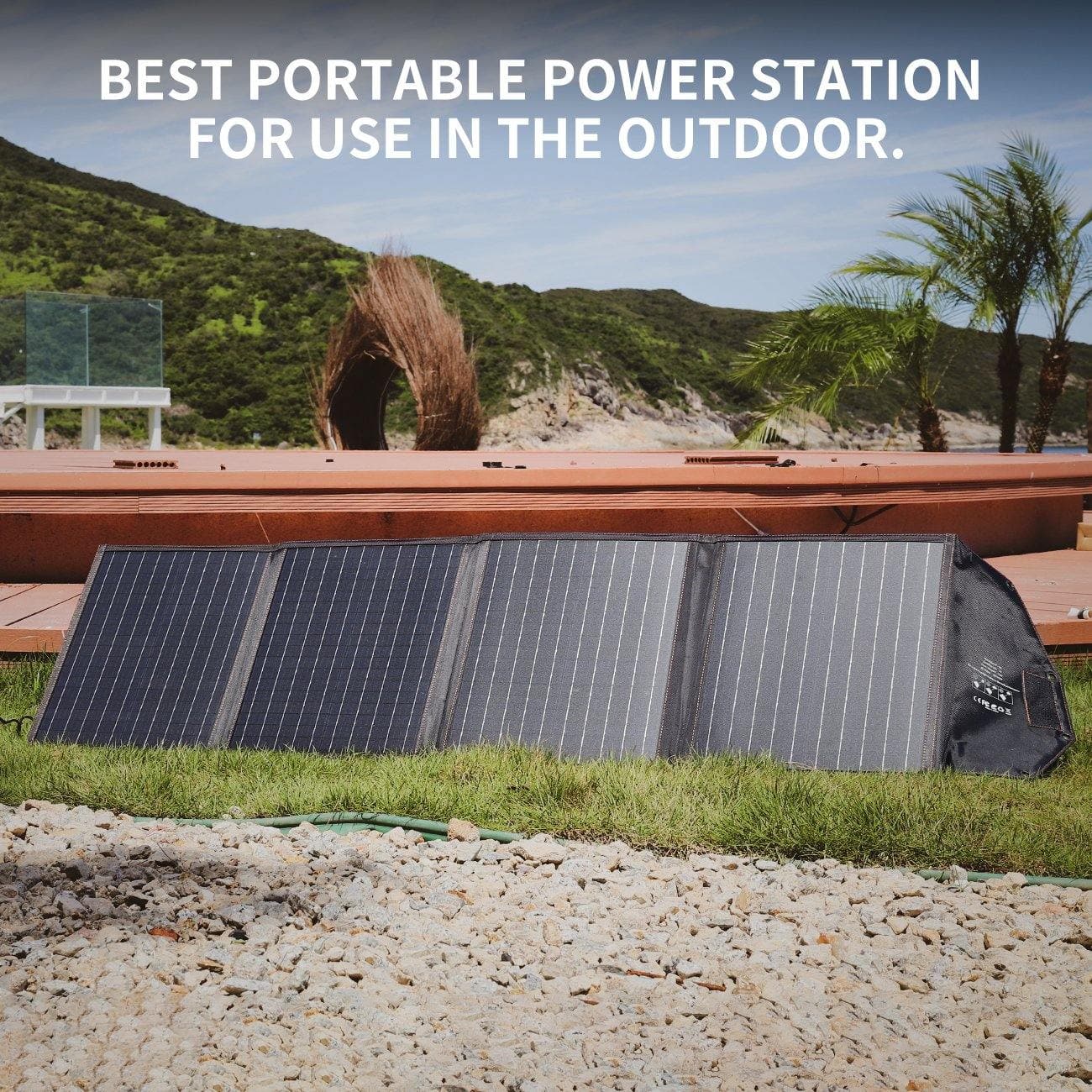 OUPES 100W Portable Solar Panel